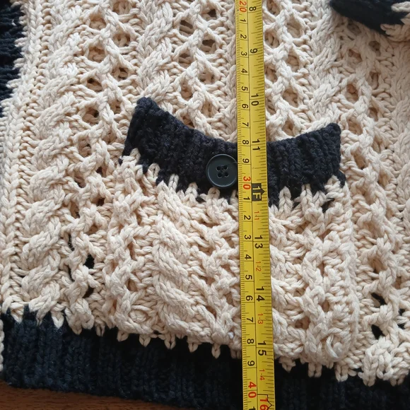 Kookai Women's Cream and Black Sweater - Picture 10 of 10